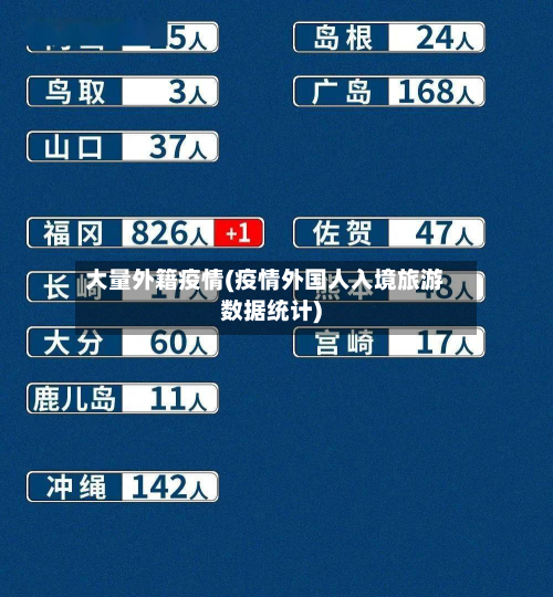 大量外籍疫情(疫情外国人入境旅游数据统计)